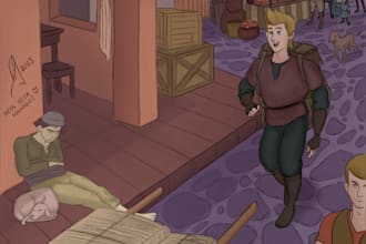 create custom illustrations for educational books