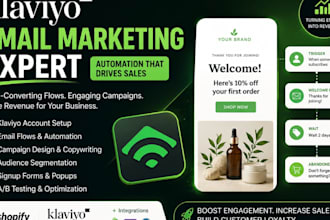 klaviyo email marketing shopify email flows and campaigns