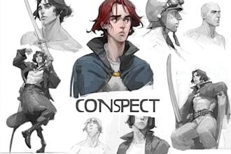design aaa quality concept art for your project