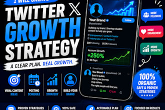 create a viral twitter x content strategy and growth plan