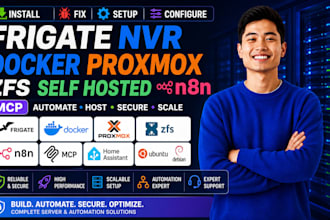 install fix setup configure frigate nvr docker proxmox zfs self hosted n8n mcp