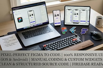 convert figma to flutterflow or flutter mobile app UI