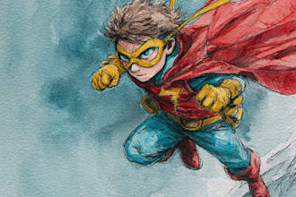 create superhero cartoon character for you