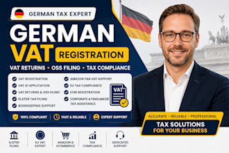 do german vat registration, vat return, oss filing and tax compliance