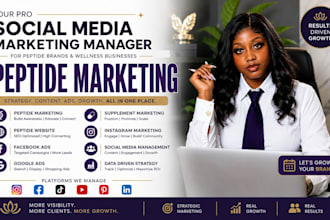 do peptide marketing peptide website google ads supplement instagram marketing