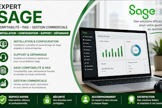install configure and support sage comptabilite et paie