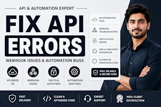 fix api errors, webhook issues, oauth bugs and automation integration problems