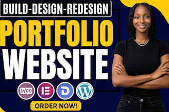 portfolio website, personal website design, business website, wordpress website