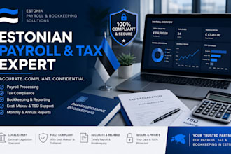 manage estonia payroll bookkeeping social tax records income tax withholding