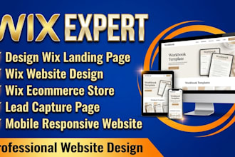 build wix landing page lead capture page for lead generation