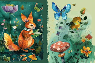 illustrate your storybook for print and KDP