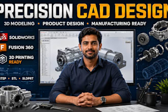3d cad modeling part design in solidworks manufacturing 3d product animation