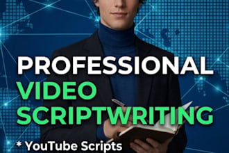 write engaging youtube scripts and video scripts
