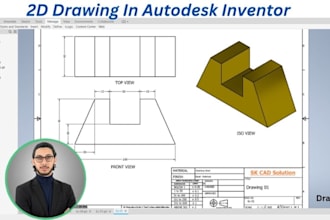 create precise 2d technical drawings and cad files for manufacturing