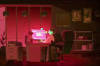 design character art, and illustrations, digital art clip art