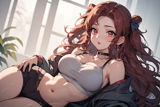 draw nsfw art character illustration for you