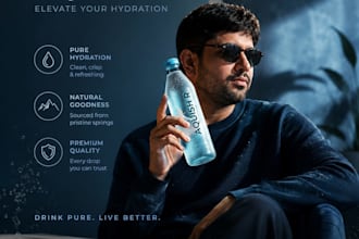 design cinematic product ads and social media campaign posters