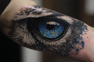 draw a realistic realism tattoo design for you
