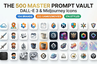 provide quality over quantity 500 chatgpt icon prompts