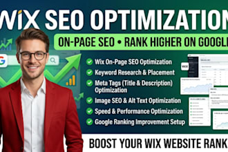 do wix SEO optimization to rank your website on google