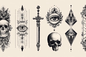 create unique custom tattoo
