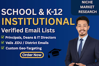 build targeted school leads and educational institution email lists
