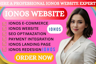 build ionos ecommerce website ionos landing page redesign ionos integration
