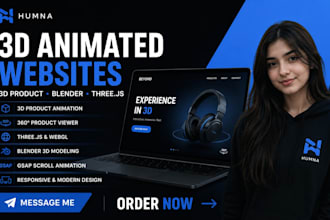 build 3d website animation blender model 3d modelling threejs webgl 3d product