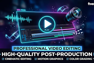 video production, video editing