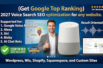 do 2027 voice search SEO optimization for any website