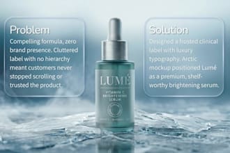 design skincare product mockups with custom label design