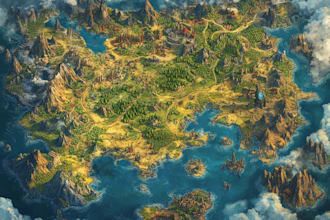 create custom medieval maps for you