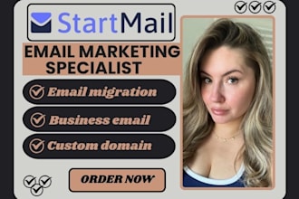 setup startmail email migration startmail business email