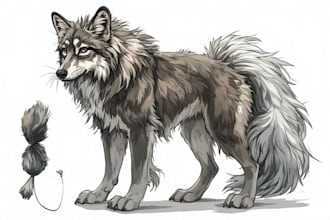 create professional furry reference sheet illustrations for you