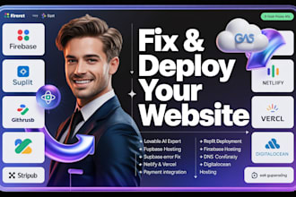 fix deploy loveable ai website replit supabase firebase studio dns configuration