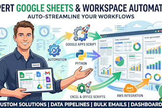 build custom google apps script and spreadsheet automation