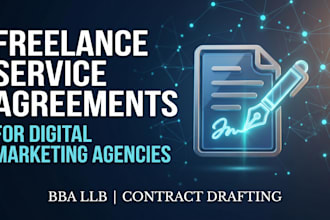 draft freelance service agreements and agency contracts