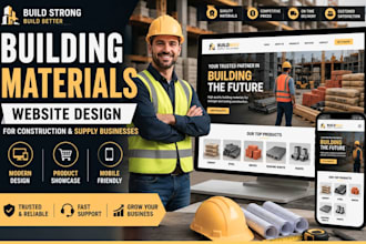 design building materials website for construction and building supply business