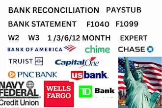 do adp paystub,bank statements,paycheck,reconciliation,1099