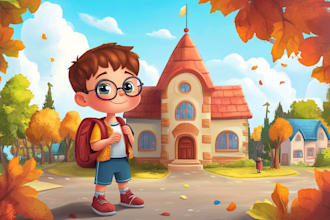 children book illustration and children book illustration