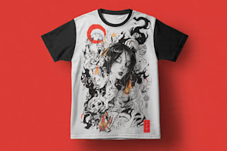 create unique clothing design tshirt design