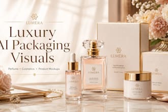 create perfume packaging with ai