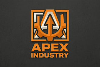 design a strong and modern industrial logo for your business
