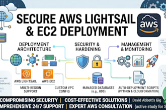 deploy your AWS lightsail or basic ec2 virtual server
