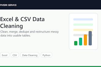 clean and organize csv or excel data with python