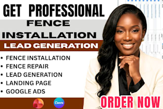 professional fence installation leads, fence  repair leads google, facebook ads