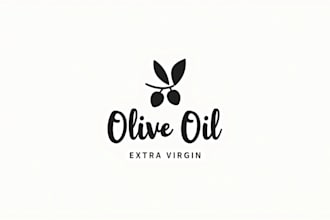 make a high quality olive oil mascot logo with any file