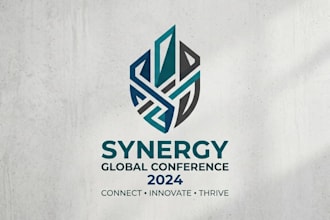 design a professional and modern conference logo for your event
