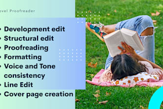 edit, proofread and format your fiction novel