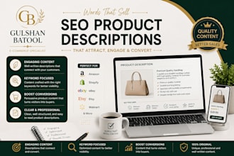 write product descriptions for shopify products
